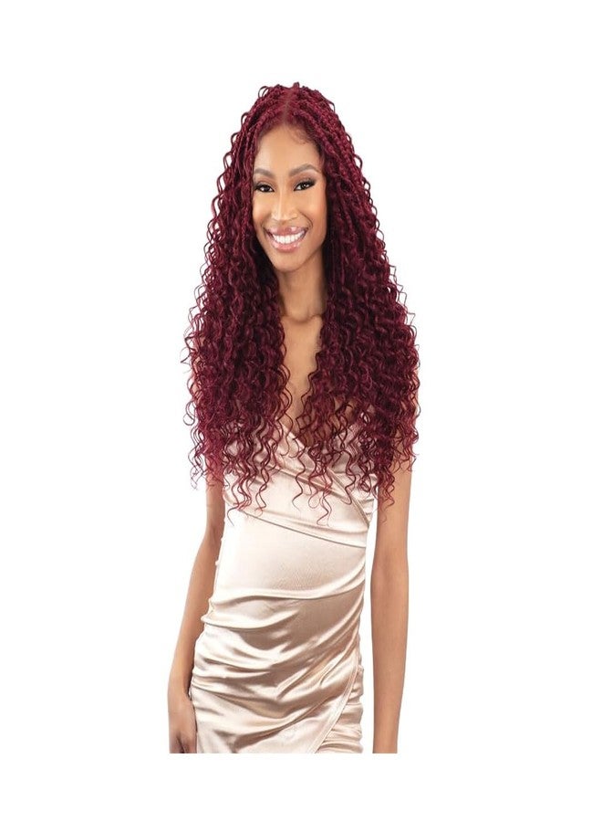 Shake-N-Go HD Whole Lace Glueless braided wig Misty Boho box 24 (1B) - Image 4